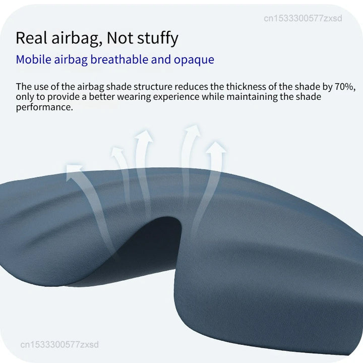 3D Contoured Sleep Mask - Total Blackout for Deep Rest