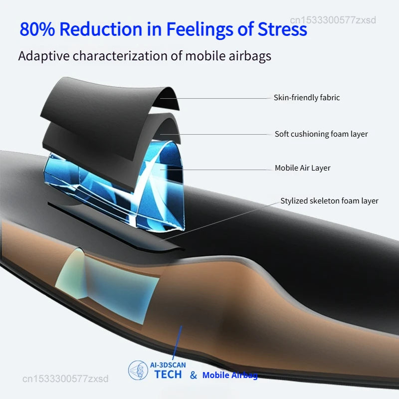 3D Contoured Sleep Mask - Total Blackout for Deep Rest