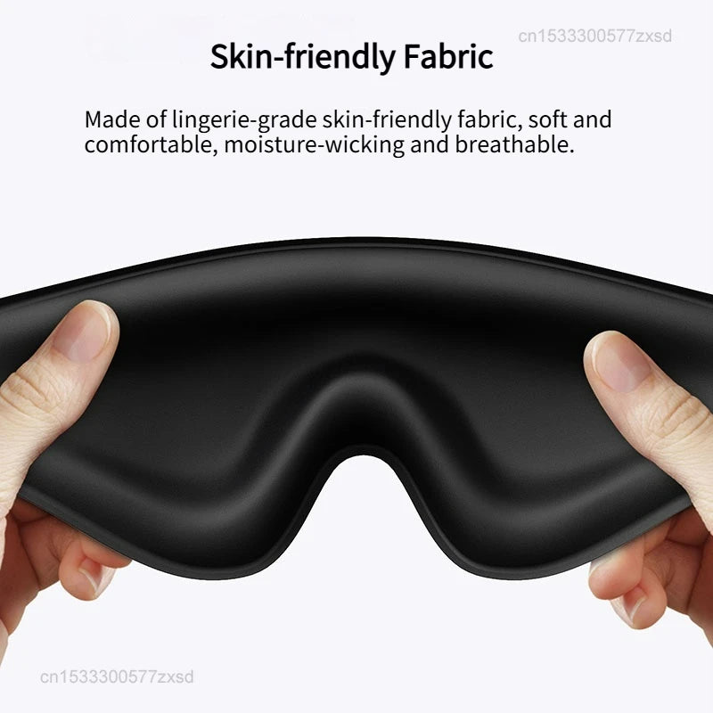 3D Contoured Sleep Mask - Total Blackout for Deep Rest